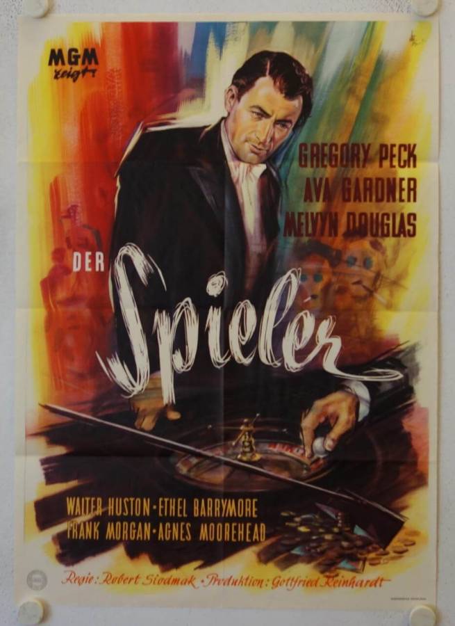 The Great Sinner original release german movie poster